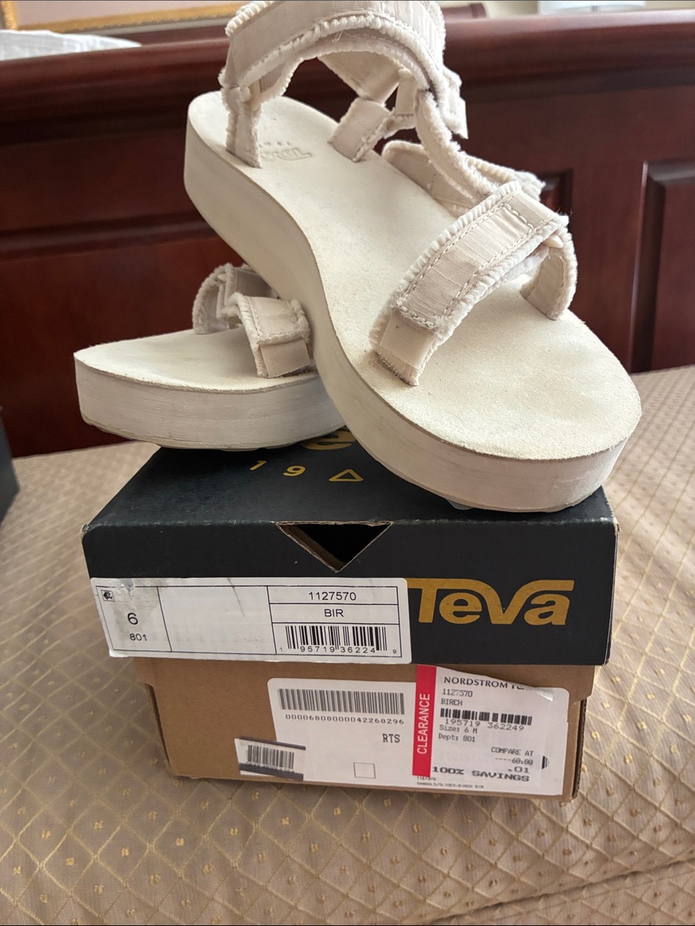 Teva Women’s Platform Sandal in Birch Neutral